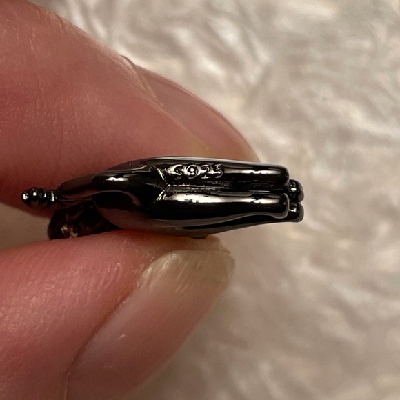 Black Cat with Yellow Eyes Bracelet Charm - Picture 5 of 6